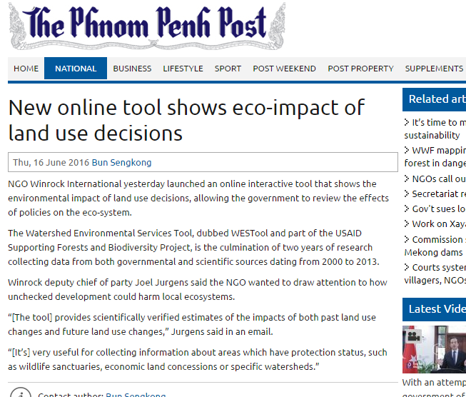 New online tool shows eco-impact of land use decisions