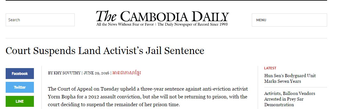 Court Suspends Land Activists Jail Sentence