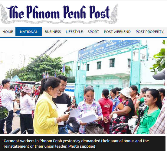 Workers walk out over bonuses, sacked leader