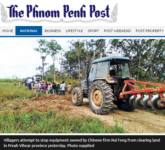 Rui Feng still clearing farmland, villagers say